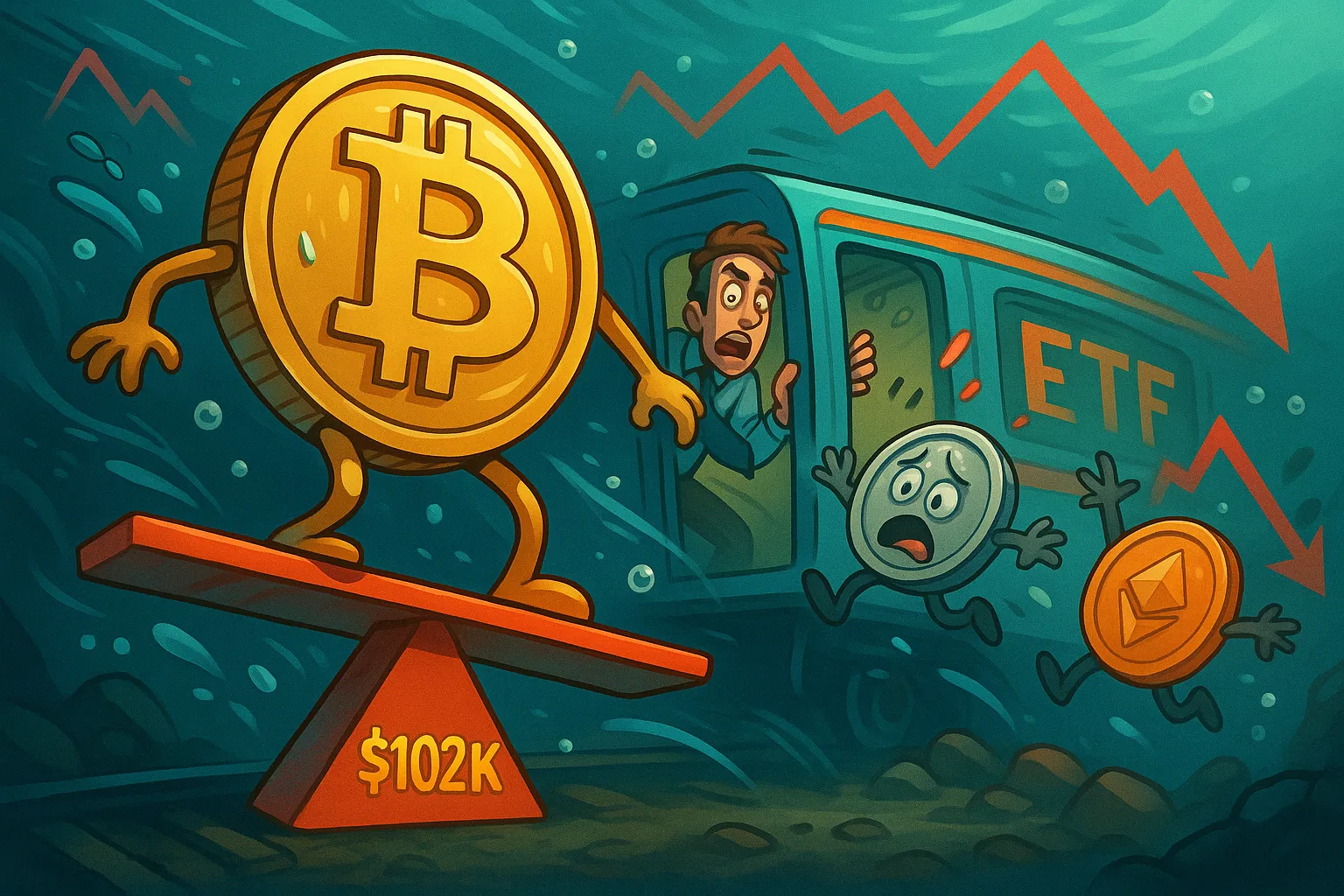 Crypto ETF outflows shake bitcoin but not the bull story