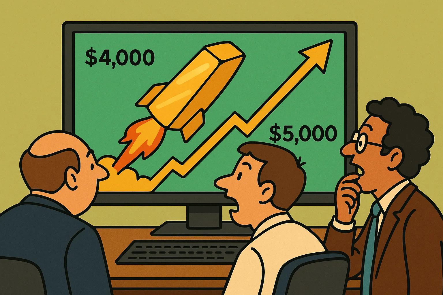 Gold aims for 5000 after breaking 4000 barrier